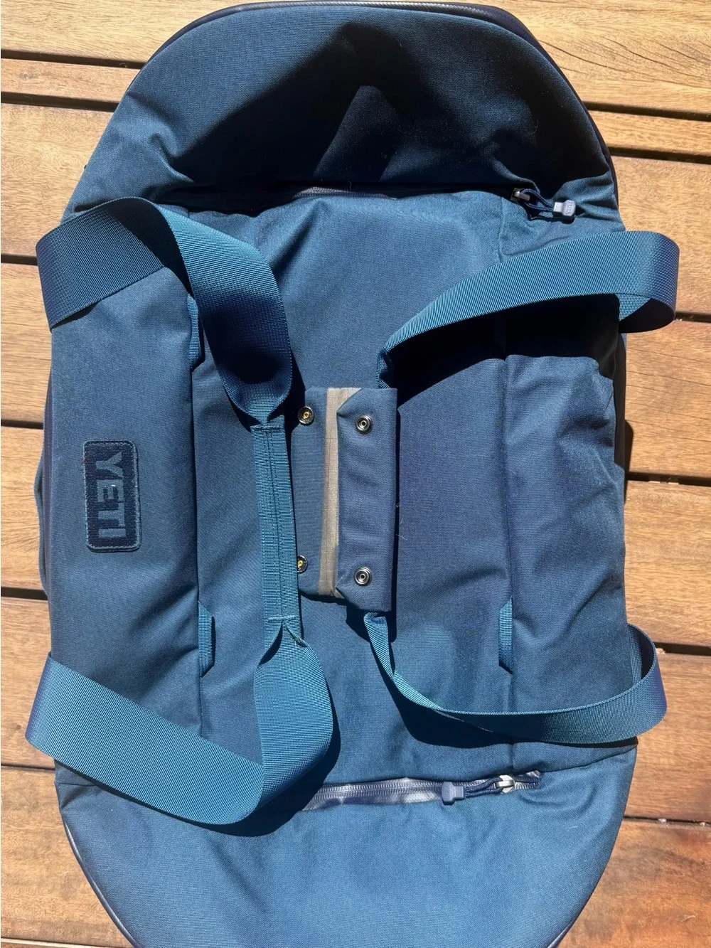 Yeti Black Duffel with Shoulder Strap